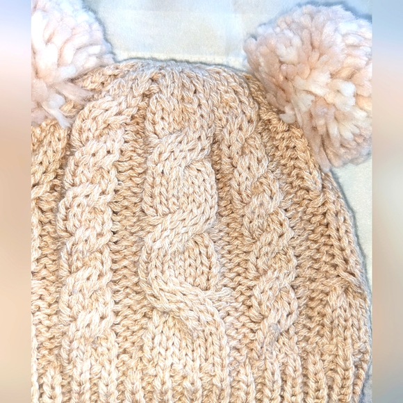 Laura Ashley Baby Lined Pom Pom Beanie Hat - Picture 2 of 7